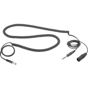 AKG MK HS Studio D Headset Cable with 3-Pin XLR and 1/4" Stereo Connectors - 2955H00500