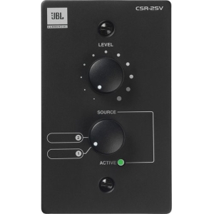 JBL CSR-2SV Black Wall-Mounted Remote Control for CSM Mixers