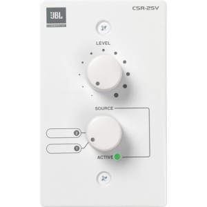 JBL CSR-2SV White Wall-Mounted Remote Control for CSM Mixers