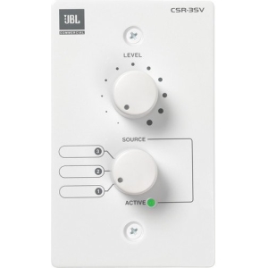 JBL CSR-3SV Wall-Mounted Remote Control for CSM Mixers - White