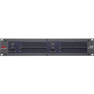 DBX 1215 Dual-Channel 15-Band Graphic Equalizer with Switchable Boost/Cut and RF Filtered I/O