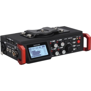 Tascam DR-701D 4-Channel 6-Track Field Recorder with Built-in Omni Microphones