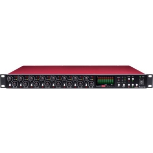 Rackmount 8-Channel Mic Preamp and AD/DA Converter with Analog Compression