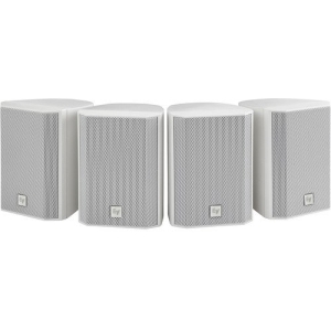 Electro-Voice EVID-2.1W Surface Mount Satellite Speakers, White, Pair