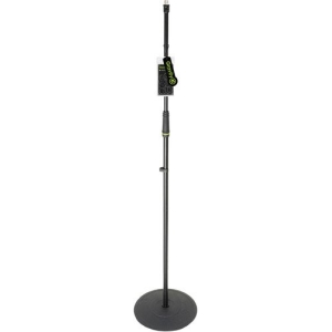 Gravity GMS23 Black Microphone Stand with Round Base