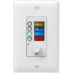 BSS Audio EC-4BV Ethernet Controller with 4 Buttons & Volume - White