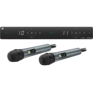 Sennheiser XSW 1-825 Dual Vocal Set with Two 825 Handheld Microphones (A: 548-572 MHz)