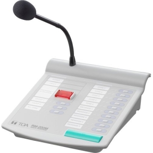 TOA RM-200M SQ Remote Microphone for VM-3000 Series Voice Evacuation System (UL 2572 Certified)