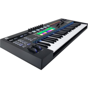 Novation 49SL MkIII 49-Key MIDI Controller Keyboard with 16 Velocity-Sensitive Pads and 8-Track Sequencer