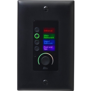 BSS Audio EC-4BV Ethernet Controller with 4 Buttons and Volume Control - Black