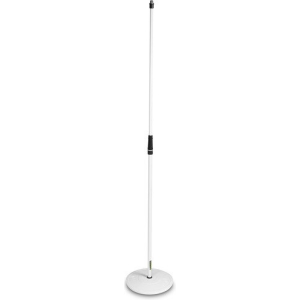 Gravity GMS23W White Microphone Stand with Round Base