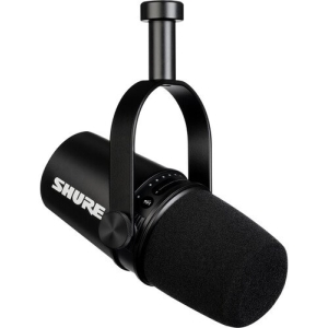 Shure MV7 USB/XLR Dynamic Microphone - Black