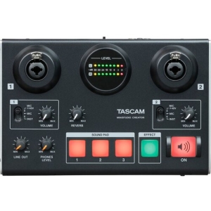 Tascam US-42B MiNiSTUDIO Creator Podcast Studio - Black