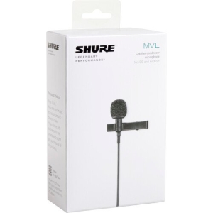 Shure MOTIV MVL Omnidirectional Lavalier Microphone