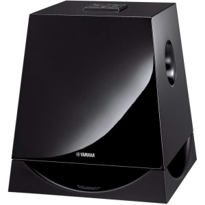 Yamaha NS-SW700 Piano Black 300W Subwoofer with 25cm Driver, Advanced YST II, and QD-Bass Technology
