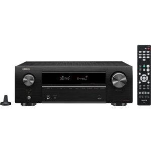 Denon AVRX-550BT 5.2 Channel AV Receiver with Dolby TrueHD, DTS-HD Master, and Bluetooth Streaming