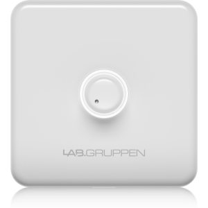 Lab Gruppen Wall-Mount Volume Control, EU Enclosure, White (CRC-VEU-WH)