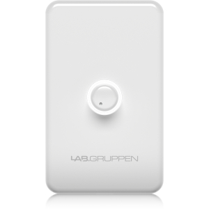 Lab Gruppen White Wall-Mount Volume Control Single-Gang for CA, CM, CMA, CPA Series