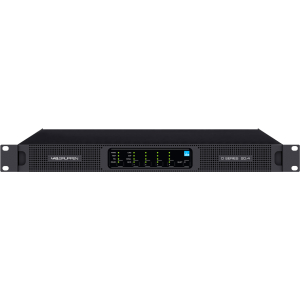 Lab Gruppen D 20:4L 2000W Amplifier with 4 Output Channels, Lake DSP, and Digital Audio Networking for Installation Applications