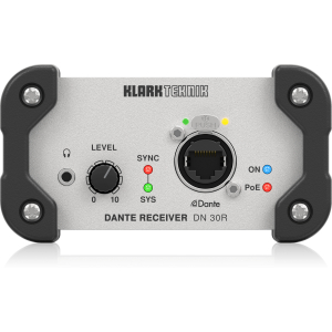 Klark Teknik DN 30R 2-Channel Dante Audio Receiver