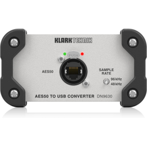 Klark Teknik DN9630 AES50 to USB 2.0 Converter, 48 Channel Bi-Directional