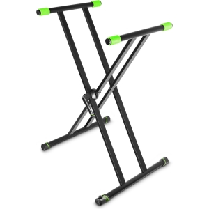Gravity GKSX2 Double X-Form Keyboard Stand, Black