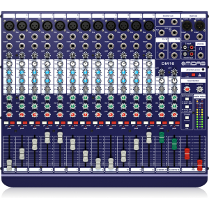Midas DM16 16-Input Analog Mixer with Microphone Preamplifiers