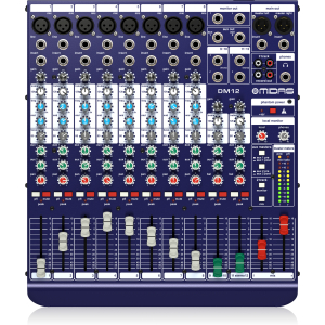 Midas DM12 12-Input Analog Mixer with Midas Microphone Preamplifiers