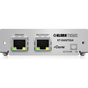 Klark Teknik KT-DANTE64 Audinate Dante Network Module - 64 Bidirectional Channels