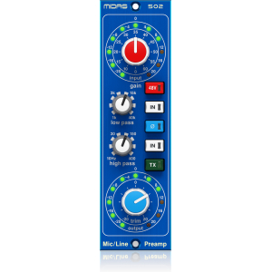 Midas 502 V2 500 Series Microphone Preamplifier with XL4 Filters