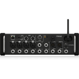 Midas MR12 12-Input Digital Mixer with 4 Midas PRO Preamps, Integrated Wifi Module, and USB Stereo Recorder