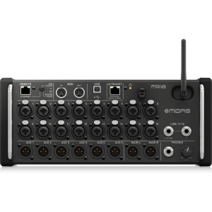 Midas MR18 Digital Mixer with 18 Inputs, 16 Midas PRO Preamps, Integrated Wifi, and USB Interface