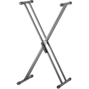 Adam Hall SKS03 Double X-Frame Keyboard Stand Black 40kg Capacity