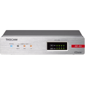 Tascam AE-4D 4-Channel AES/EBU Dante Converter with DSP Mixer