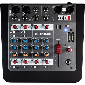 Allen & Heath ZED-6 6-Channel Mixer