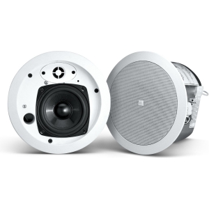 JBL Control 24CT MicroPlus 4.5" 2-Way 25W 70V/100V Ceiling Speaker - White (Single)