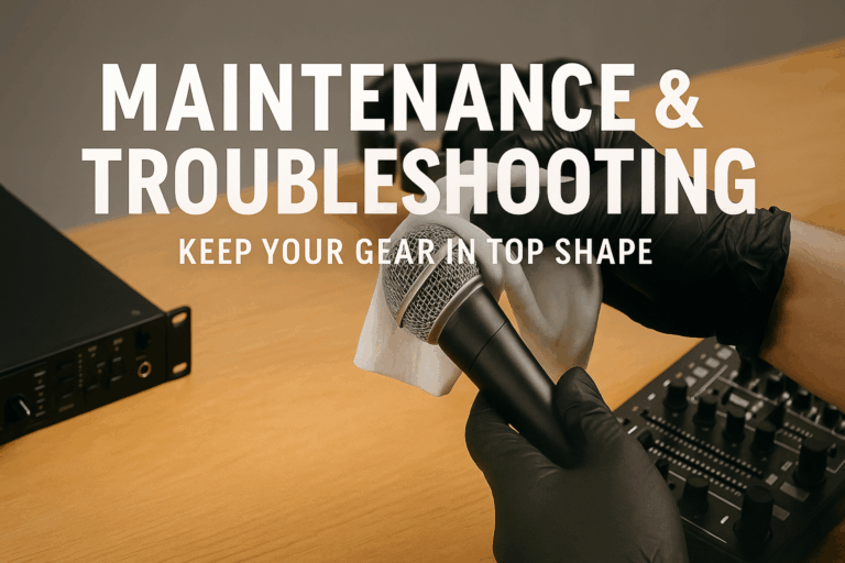 Maintenance & Troubleshooting: Keep Your Gear in Top Shape