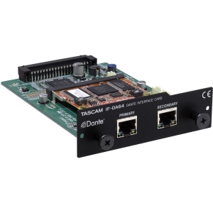 Tascam IF-DA64 Dante Interface Card for DA-6400 and DA-6400dp
