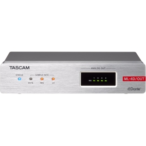 Tascam ML-4D/OUT-X 4-Channel Line Output Dante Converter with DSP Mixer