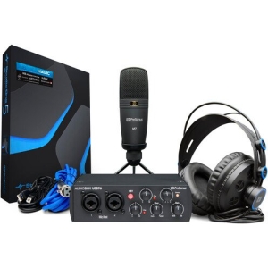 Presonus AudioBox USB 96 Studio 25th Anniversary Black Recording Bundle