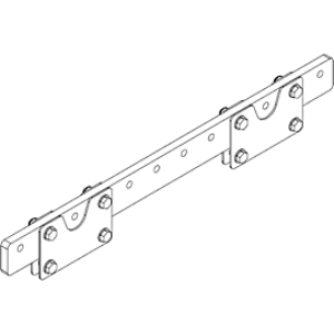 QSC Eb3082-Bk Extension Bar for Af3082-S Array Frames, Black