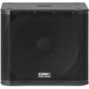 QSC KLA181 18" 1000W Powered Subwoofer with Flying Hardware - Black