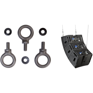 QSC M10 Forged-Shoulder Steel Eyebolt Kit for K Series, KLA12, AcousticDesign S8T, S10T, S12 Loudspeakers