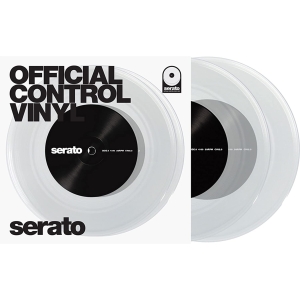 Serato Performance Series 7" Clear Control Vinyls (Pair) for Turntables