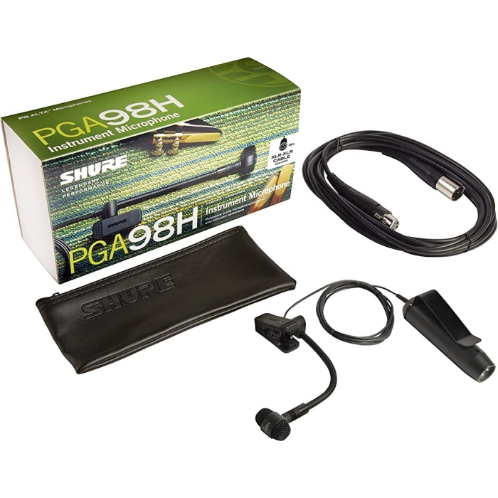 shure-pga98hxlr-horn-clamp-mic-w15ft-xlr-cable-1