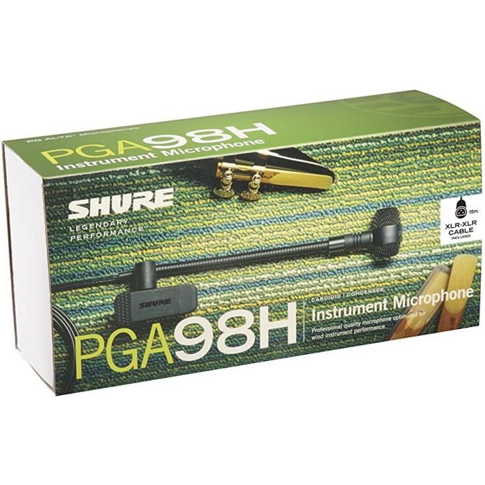 shure-pga98hxlr-horn-clamp-mic-w15ft-xlr-cable-3