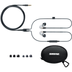 Shure SE215-CL Clear Earphones with RMCE-UNI Cable