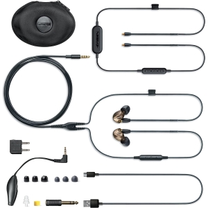 Shure SE535 Bronze In-Ear Earphones with RMCE-UNI and RMCE-BT1 Accessories