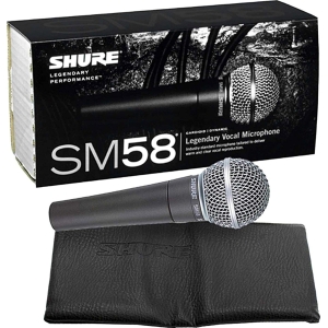 Shure SM58-LCE Cardioid Dynamic Vocal Microphone
