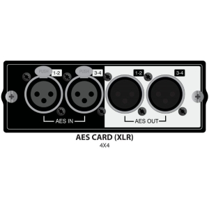 Soundcraft AES-EBU XLR Card A520.002000SP 4-In/4-Out for Si Series Console